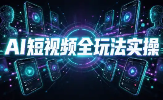 AI短视频全玩法实操(剪辑+带货+数字人+漫剧+短剧)-智云副业