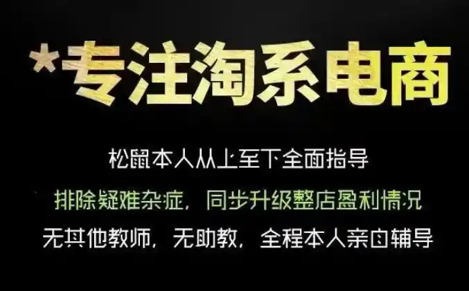 松鼠会电商VIP课程，从基础布局到高阶优化，助你掌握淘宝运营逻辑，提升店铺流量与转化(更新1015)-智云副业