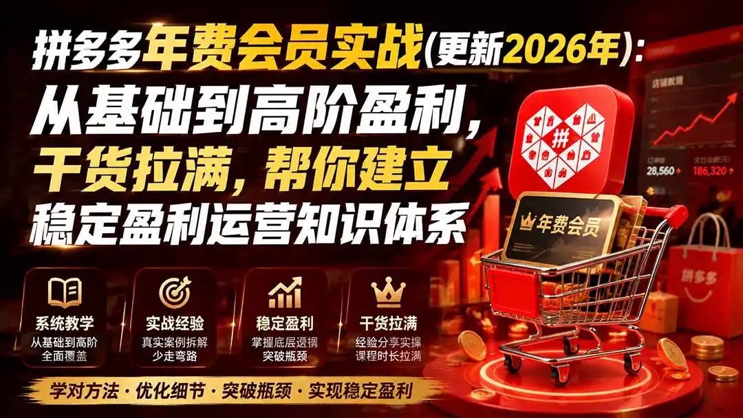 拼多多年费会员实战(更新1019-智云副业