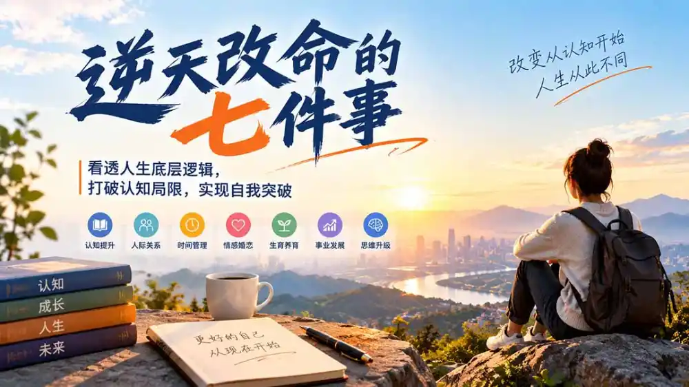 付费文章：逆天改命的七件事，看透人生底层逻辑，打破认知局限，实现自我突破-智云副业