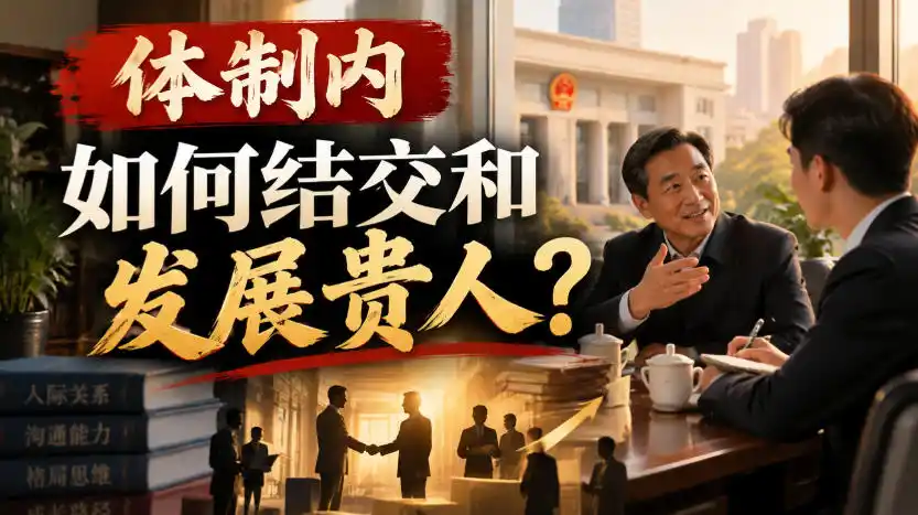 某公众号付费文章：体制内，如何结交和发展贵人?-智云副业